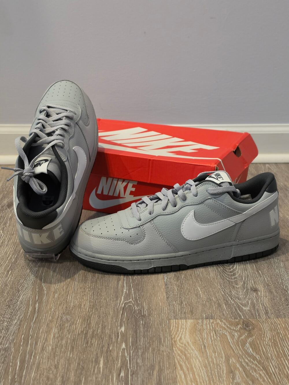 Nike Court Borough Low Men’s 13 – Wolf Gray/White – NIB